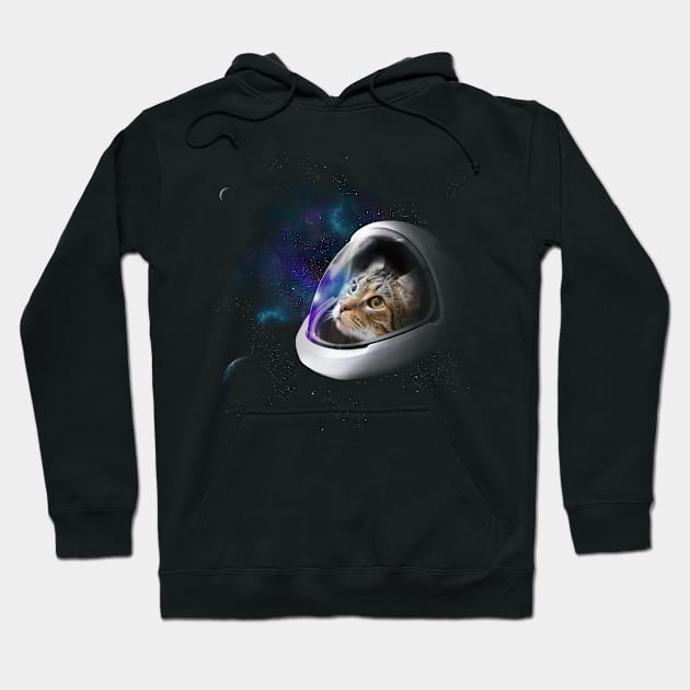 SpaceX Space Kitty Hoodie by Shannon Marie